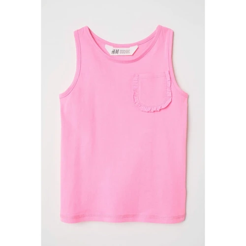 Майка H&M 6716658 134-140 см розовая
