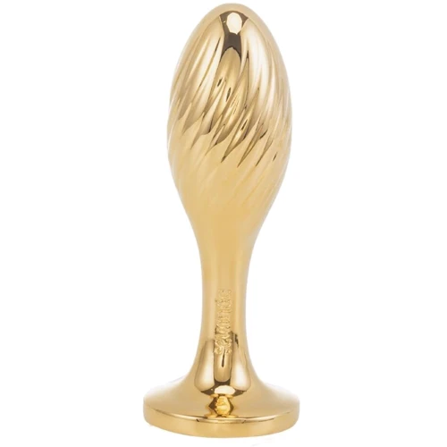 Анальная пробка LOCKINK Sevanda White Fox-Tail Anal Pear-shape Plug