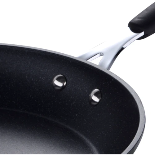 Сковорода Bergner Midnight 28 см (BG-30193-GR): Антипригарне покриття QuanTanium