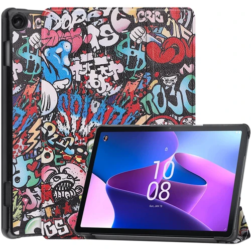 Аксессуар для планшетных ПК BeCover Smart Case Graffiti for Lenovo Tab M10 TB328F (3rd Gen) 10.1" (708294): Цвет рисунок