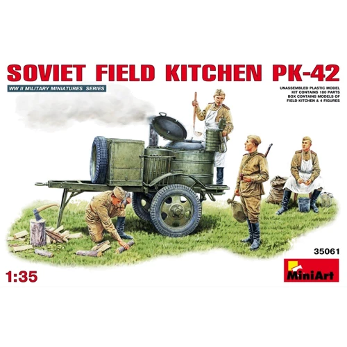 Збірна модель MiniArt MA35061 Радянська Польова Кухня ПК-42 (Кухня)