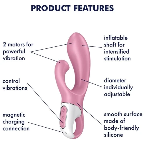 Вибратор-кролик Satisfyer Air Pump Bunny 2