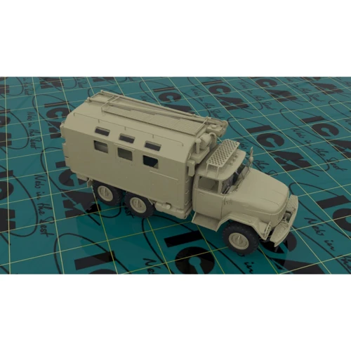 Майстерня технічного обслуговування ZiL-131 MTO-AT, Soviet Recovery Truck (ICM35520) фото 9