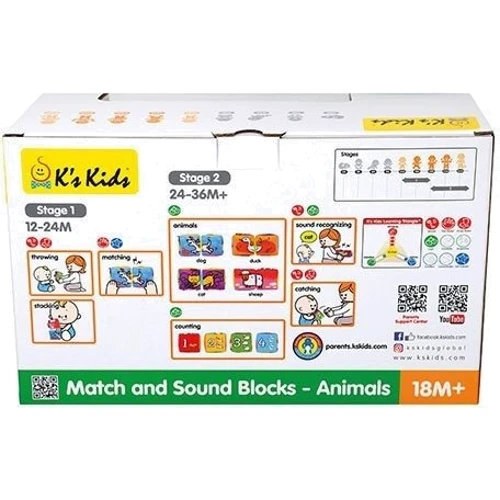 Кубики музичні K`s Kids Кубики Тварини (KA10755-GB) фото 7