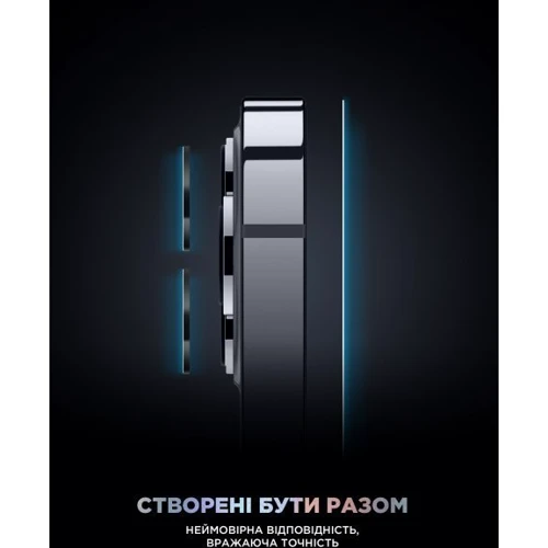 Защитное стекло для iPhone ArmorStandart Tempered Glass Supreme Plus Icon Black for iPhone 15 Plus (ARM71138): Материалы стекло