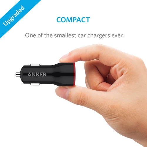 Зарядное устройство ANKER USB Car Charger PowerDrive 2 24W + micro USB 0.9m V3 Black (B2310H11) фото 5