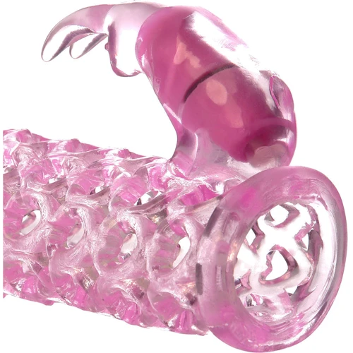 Вибронасадка для увеличения члена Fx Vibrating Couples Cage Pink