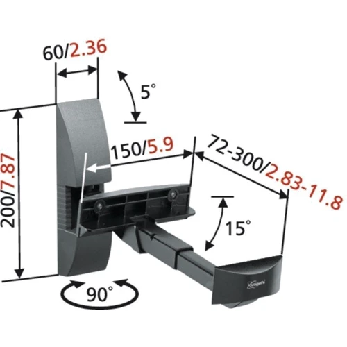 Кронштейн для ТБ Vogels VLB 200