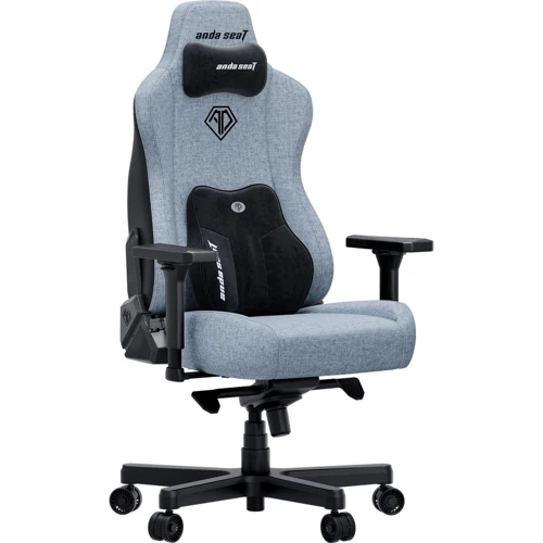 Кресло игровое Anda Seat Kaiser 3E XL Gray Blue Fabric (AD23YC-XL-09-T-CF-T01)