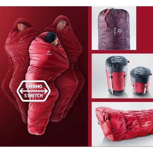 Спальный мешок Deuter Exosphere -6° SL 5905 maron-mango левый (3700519 5905 1): Назначение экстремальный