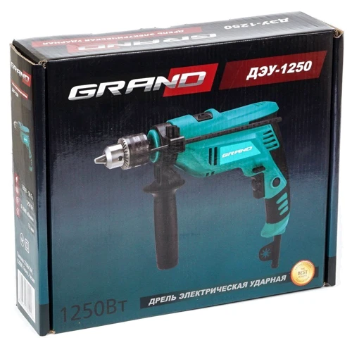 Дрель электрическая ударная Grand ДЭУ-1250: Производитель Grand
