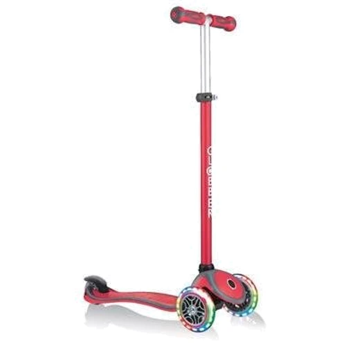 Самокат GLOBBER серії GO UP COMFORT LIGHTS 5в1 червоний, колеса з підсвічуванням, 20 / 50кг (459-102-2): Тип коліс литі