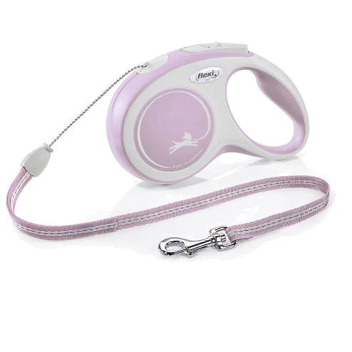 Поводок-рулетка Flexi New Comfort S до 12 кг 5 м розовый (4000498042809)
