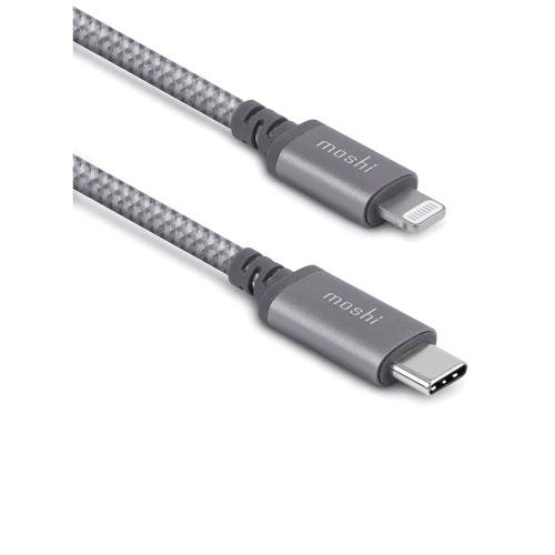 Кабель Moshi Cable USB-C to Lightning Integra 25cm Titanium Grey (99MO084043): Тип USB-C - Lightning