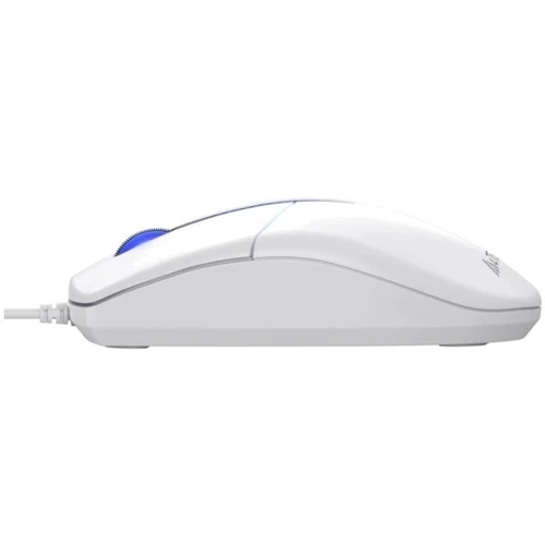 Мышь A4Tech N-530S USB White: Эргономика симметричная для левшей