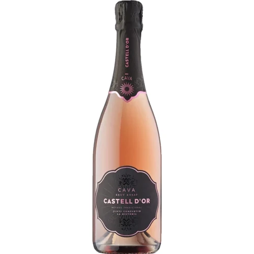 Вино игристое Castell d’Or Cava D.O. Brut Rose розовый брют 0.75 л (8437020585040)