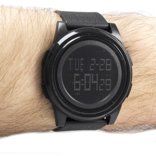 Наручний годинник Skmei 1206 Black: Водонепроникність 3 ATM