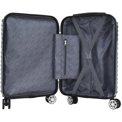 Чемодан Semi Line 20" (S) Blue (T5764-1): Тип ручки Телескопическая ручка, Короткая ручка