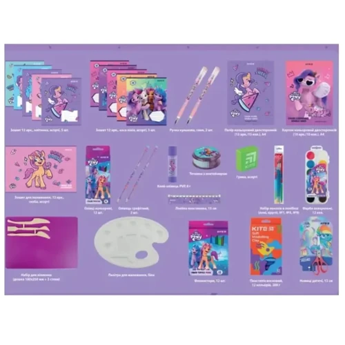 Подарунковий набір для першокласника Kite My Little Pony (LP24-S01): Виробник KITE