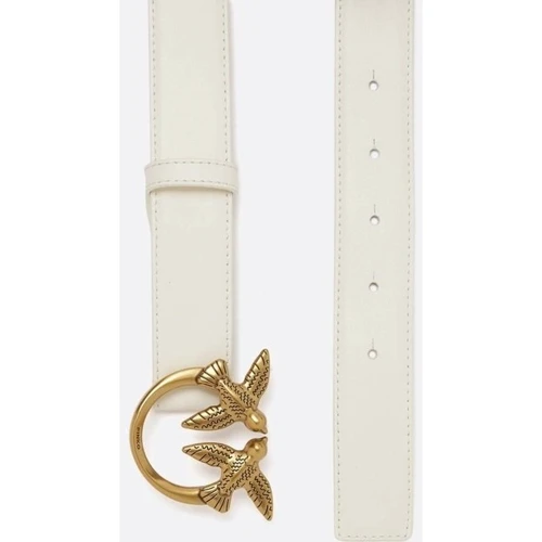 Женский ремень PINKO LOVE BERRY H3 BELT VITELLO SET размер M белый (100125A0F1Z14Q): Пол Женский
