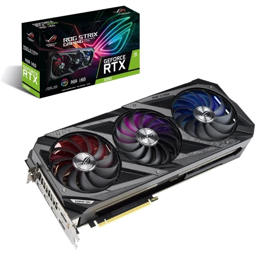 Видеокарта ASUS ROG-STRIX-RTX3090-24G-GAMING: Исполнение Трехслотовое