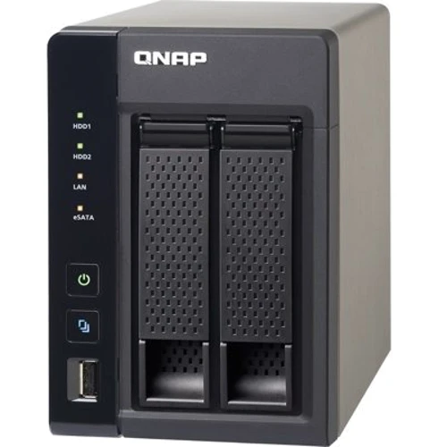 Сетевой накопитель (NAS) QNAP TS-269L: Слоты для дисков 2 x 2.5" или 3.5" HDD с интерфейсом SATA I или SATA II