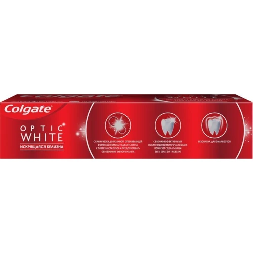 Colgate Зубная паста Optic White отбеливающая 75 мл: Страна производитель Польша