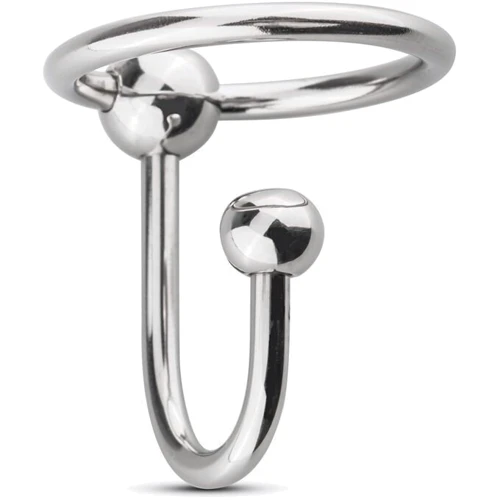 Уретральная вставка с кольцом Sinner Gear Unbendable — Sperm Stopper Solid