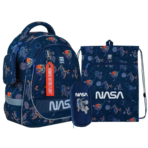 Набор Kite 700M NASA рюкзак + пенал + сумка для обуви (SET_NS24-700M)