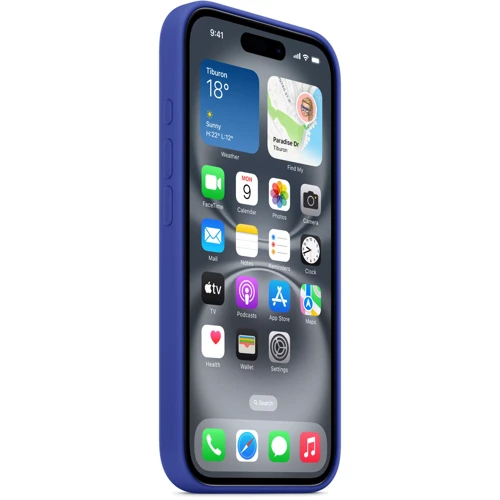 Чехол для iPhone Apple iPhone 16 Silicone Case with MagSafe - Ultramarine (MYY63ZM/A) фото 5