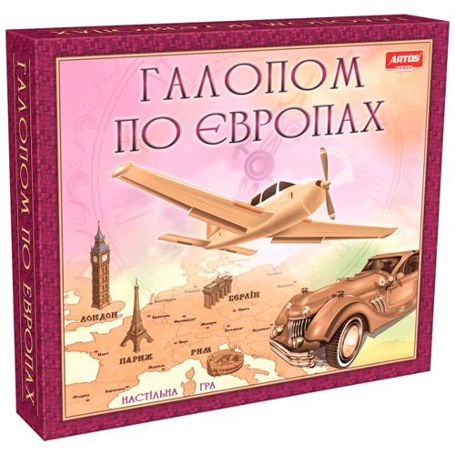Настольная игра Artos Games Галопом по Европам Ost