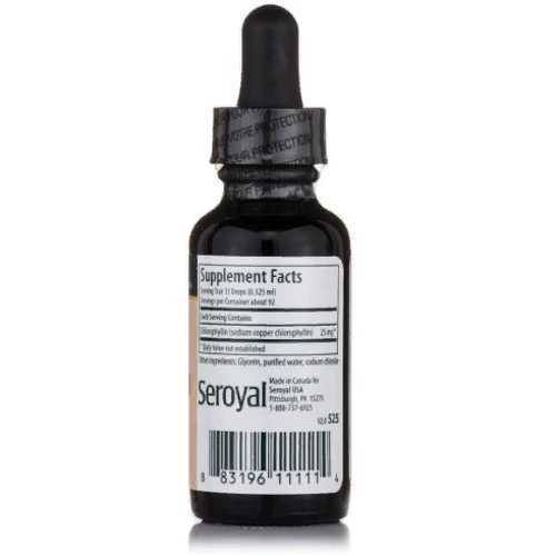 Genestra Brands Liquid Chlorophyll, 25 mg, 1 fl oz (30 ml) (GEN-11111): Форма выпуска Капли