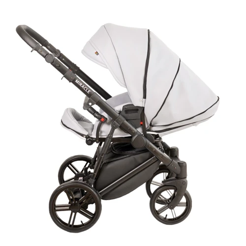 Універсальна коляска 2 в 1 Broco Miracle Black 9023-BMB-04, grey, сірий фото 14