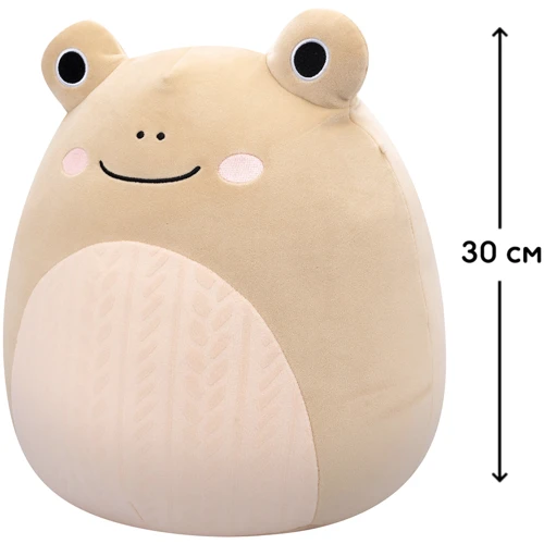 Мягкая игрушка Squishmallows Лягушка Де Витт 30 см (SQCR06687): Размер, см 30