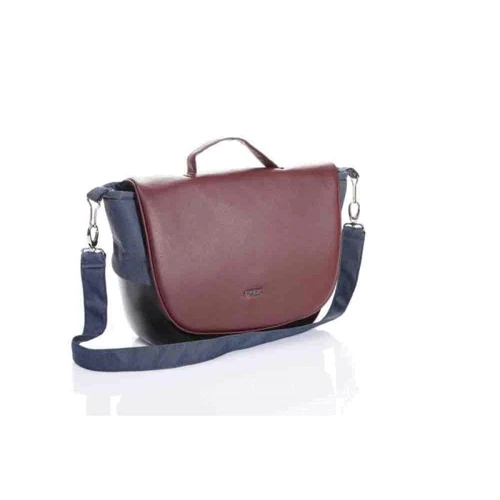 Универсальная коляска 3в1 ANEX CLASSIC C04 (jeans - cherry eco-leather) фото 5