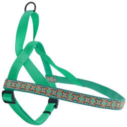 Шлея Coastal Ribbon Weave Harness для собак темно-бирюзовый с косточками XS 1.6-40-48 см