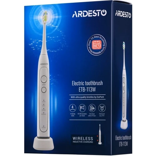Зубная щетка Ardesto ETB-211B: Назначение взрослая