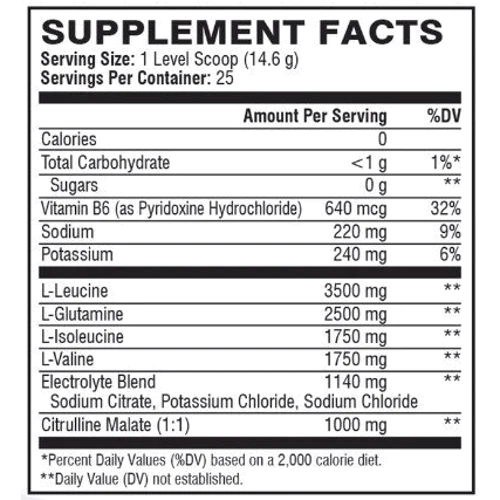 Амінокислота для спорту Xtend Original BCAA Natural Zero 367 g / 25 servings / Blueberry Lemonade: Смак Лимонад, Чорниця