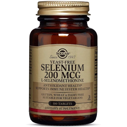 Solgar Yeast-Free Selenium Солгар Селен без дрожжей 200 mcg 100 таблеток