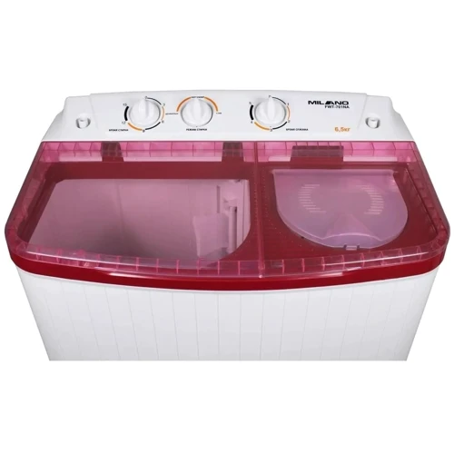 Пральна машина Milano FWT701 PA RED: Завантаження білизни (прання), кг 6.5