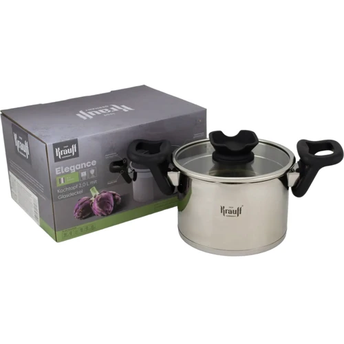 Каструля Krauff Elegance з кришкою 16 см 2.0 л (26-247-028): Тип традиційна