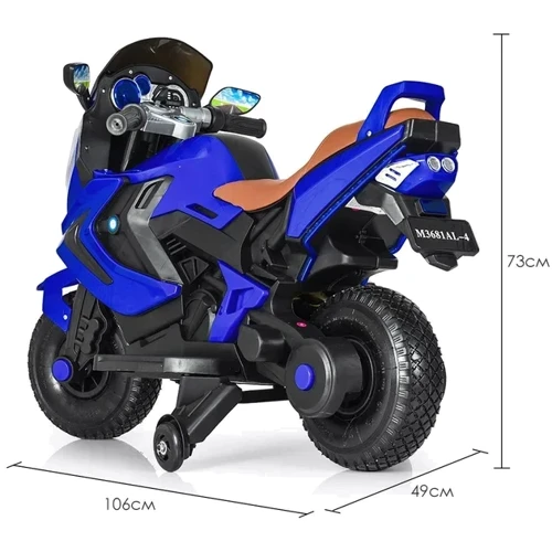 Детский электромотоцикл 2 колесный Bambi Racer BMW синий (M 3681AL-4): Максимальная скорость, км/ч 5