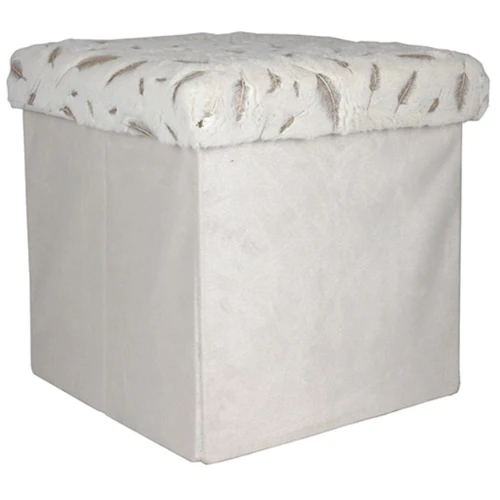 Тумба-пуф раскладной Stenson 35х35х5 см (WHW78743-10 white)
