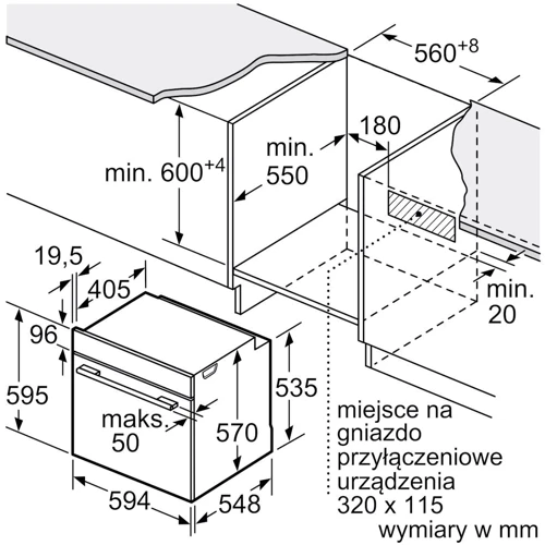 Духова шафа електрична Bosch HRA5380B0: Кількість режимів нагріву 10