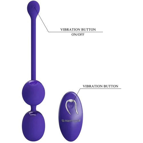 Вагінальні кульки з вібрацією LYBAILE Pretty Love Willy Youth (BI-014548WL)