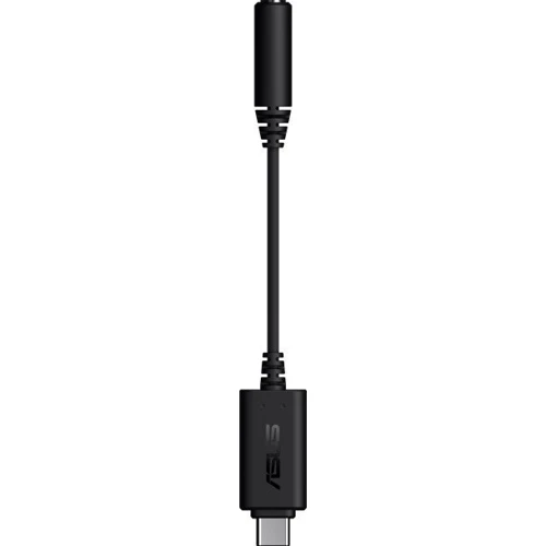Адаптер Asus Adapter USB-C to Mini-jack 3.5 AI Noise-Canceling Black (90YH02L1-B2UA00): Интерфейс подключения USB-C