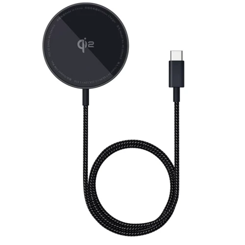 Зарядное устройство Baseus Wireless Charging Magnetic Mini4 Qi2 15W Black (P10278200111-00) for Apple iPhone 16 I 15 I 14 I 13 I 12 series