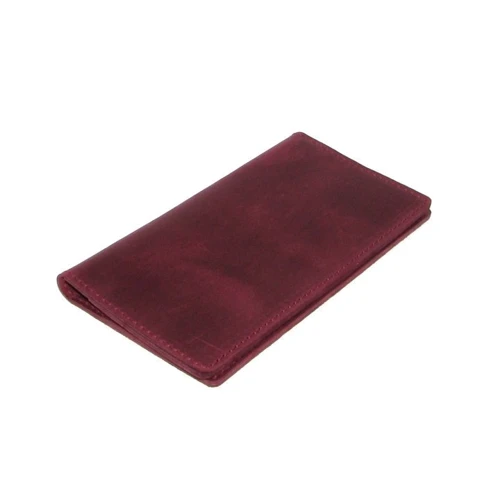 Женский кошелек DNK Leather бордовый (DNK Big Purse col.L): Пол Женский