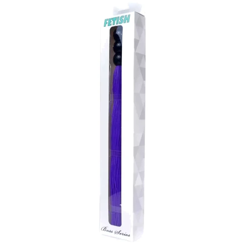 Силиконовый флогер Fetish Boss Series - Silicone Whip Purple 10" (BS6100039)