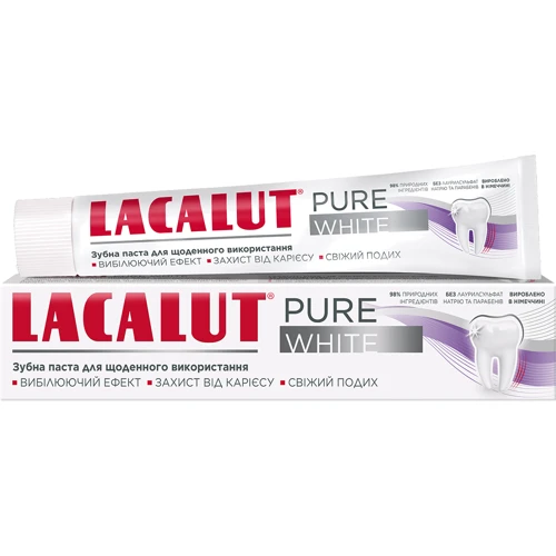 Lacalut Pure White Зубная паста 75 ml